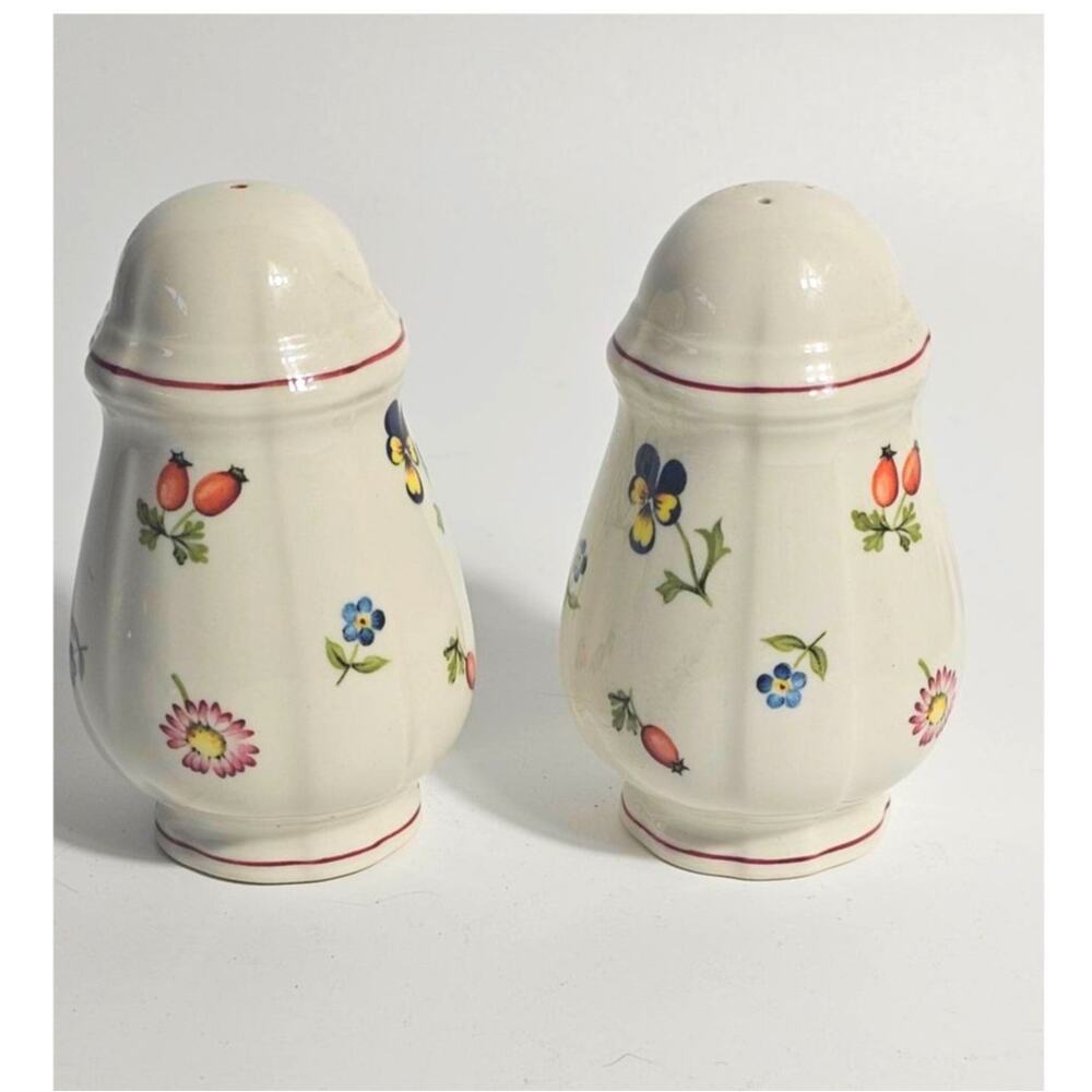 Villeroy & Boch Petite Fleur Salt & Pepper Shaker Set —Petite Fleur,1983
